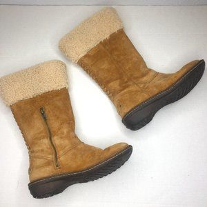 UGGS women's size 7 unique cuffed tall boot.